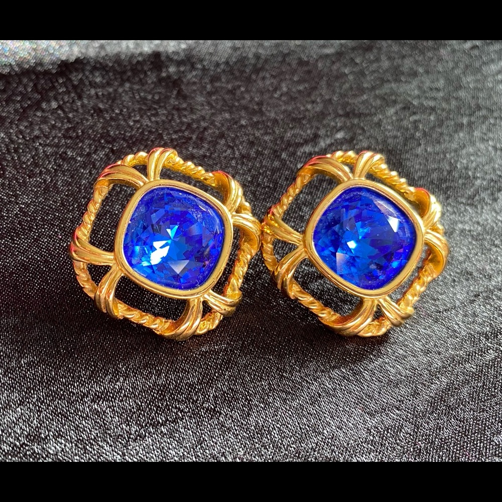 Swarovski Blue Earrings